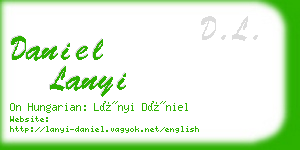 daniel lanyi business card